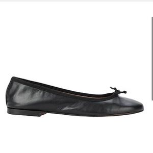 Georgge Love classic black ballerina flats almost brand new